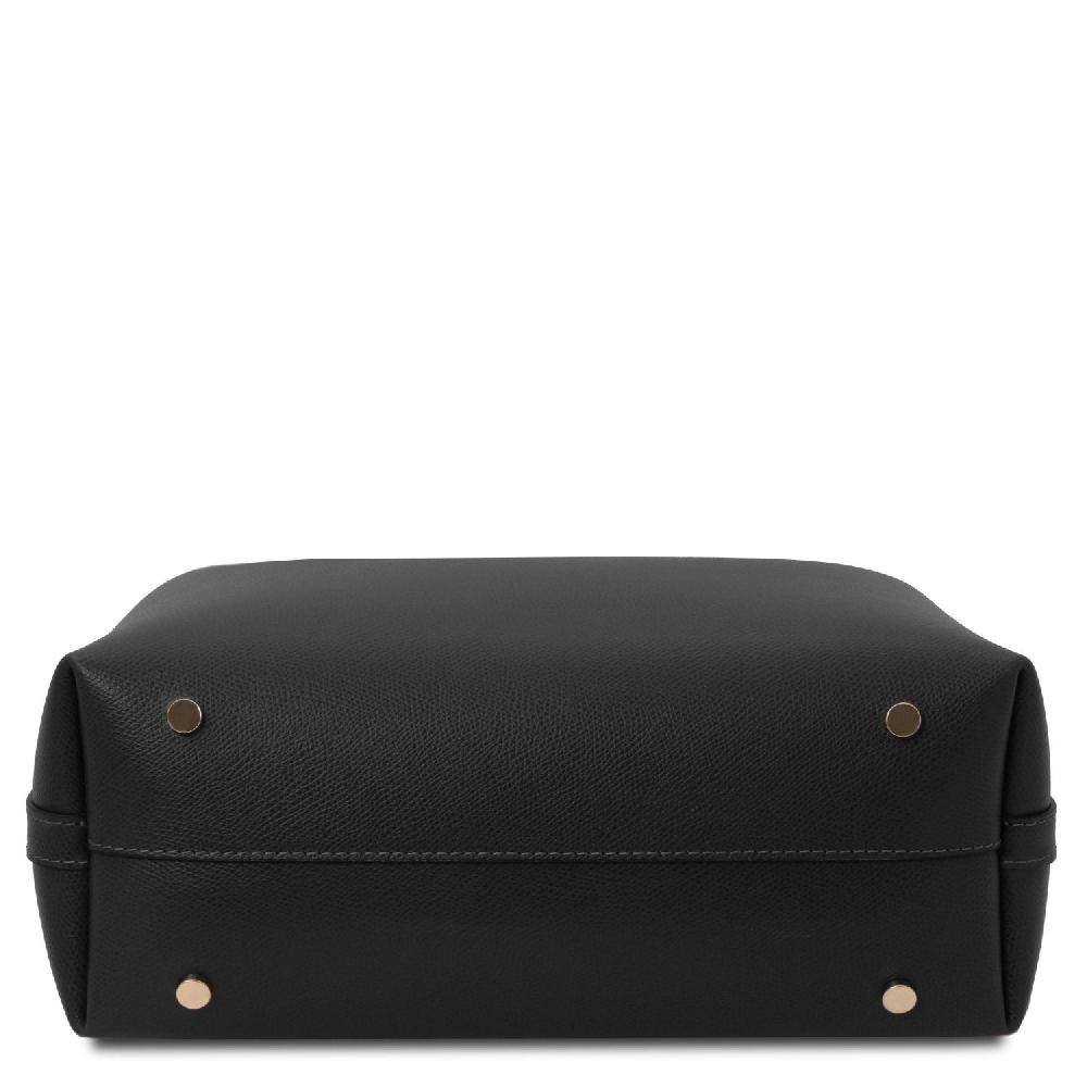 Tuscany Leather Borsa Secchiello in Pelle Offerta Giorno del Papà