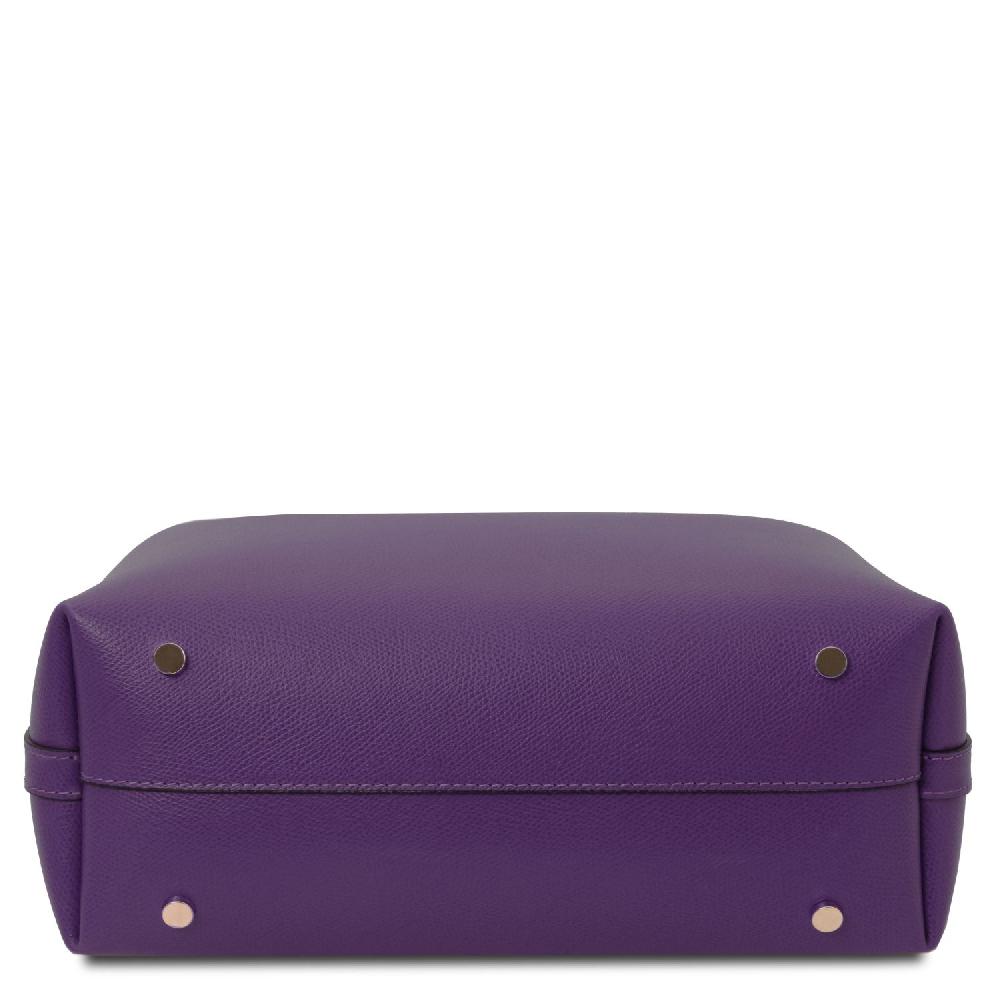 Tuscany Leather Borsa Secchiello in Pelle Smaltimento dello stoccaggio