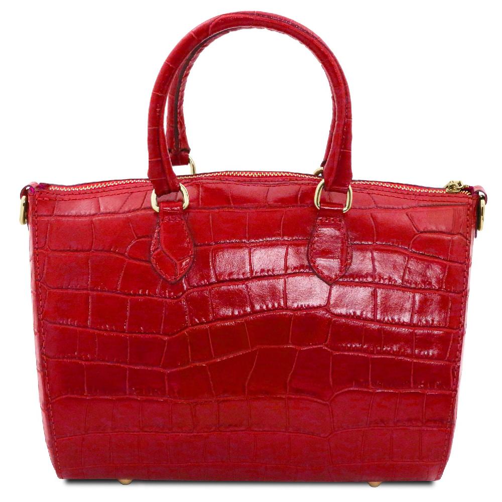 Tuscany Leather Bauletto in Pelle Stampa Cocco Sconti VIP