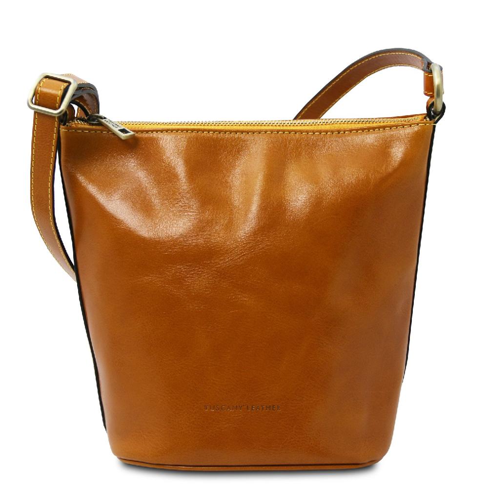 Tuscany Leather Borsa in Pelle a Tracolla Discount Store per i nuovi prodotti