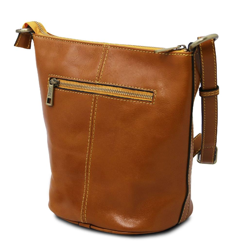 Tuscany Leather Borsa in Pelle a Tracolla Discount Store per i nuovi prodotti