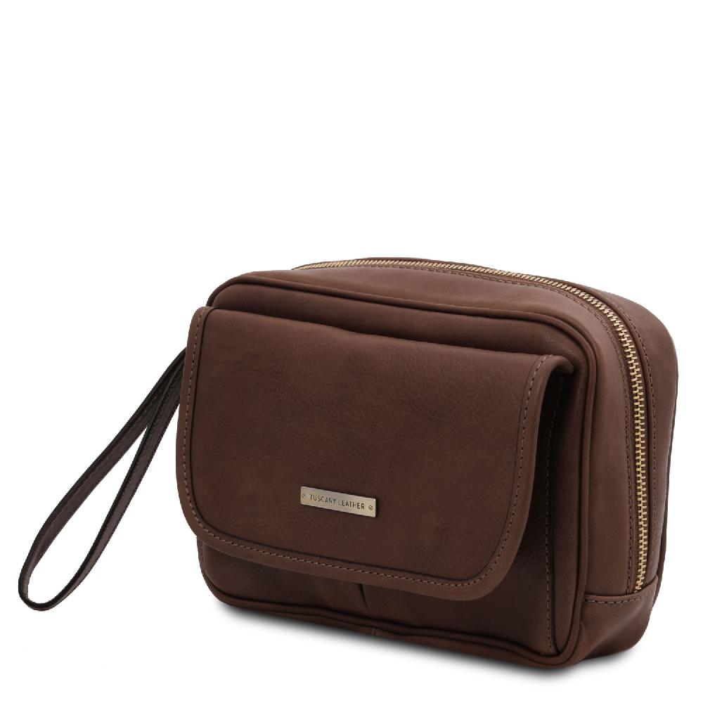 Tuscany Leather Borsello a Mano in Pelle Esporta salva