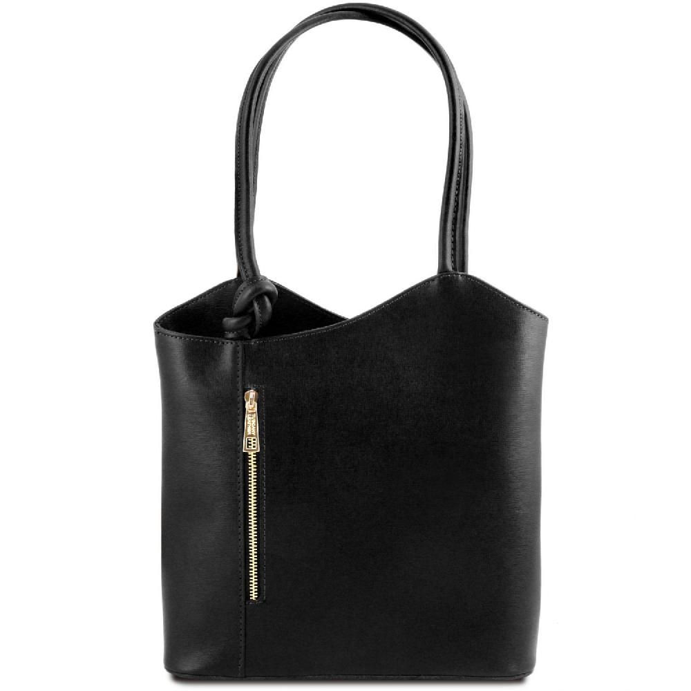 Tuscany Leather Borsa Donna Convertibile a Zaino in Pelle Saffiano Duty-free