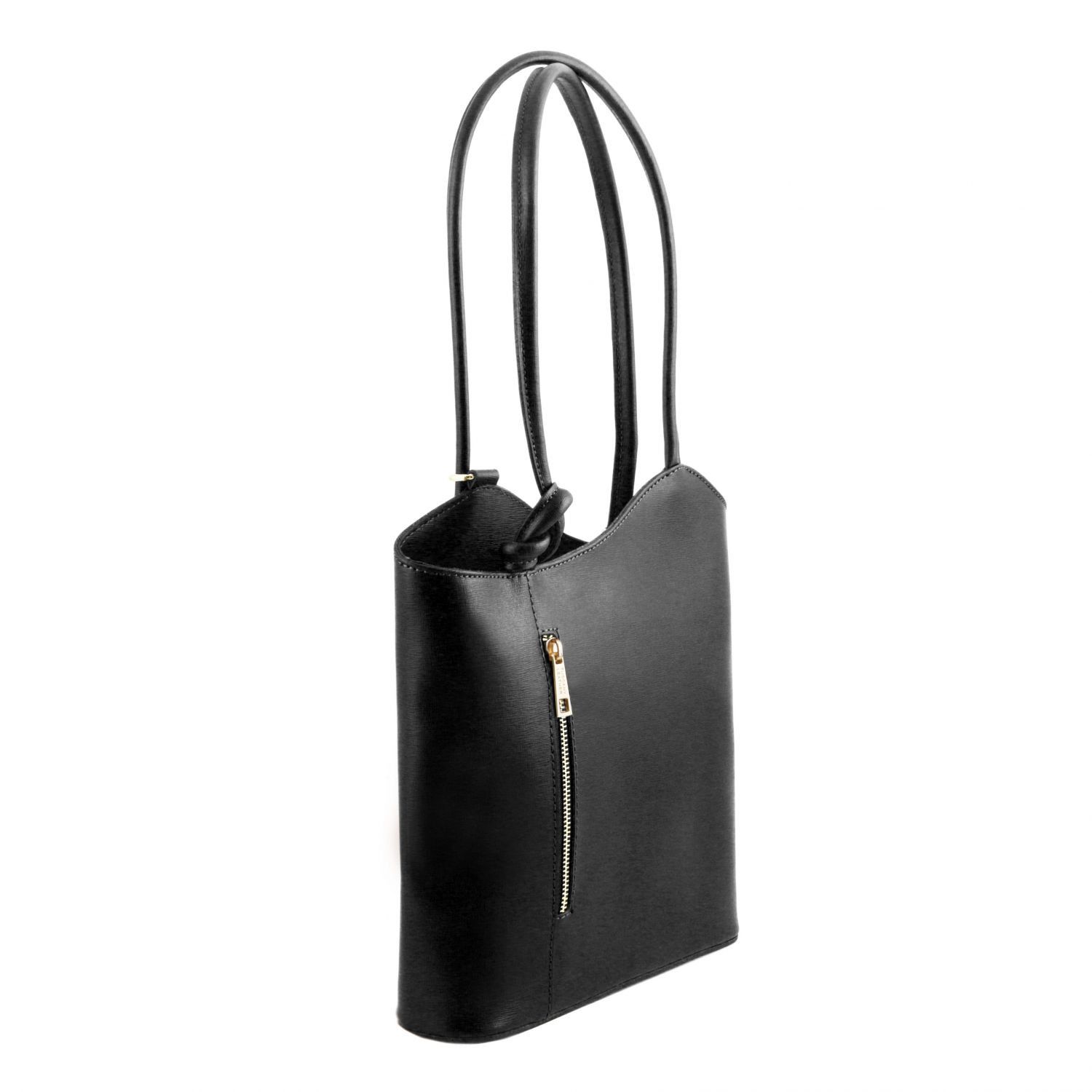 Tuscany Leather Borsa Donna Convertibile a Zaino in Pelle Saffiano Duty-free