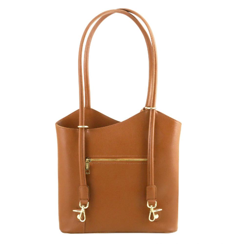 Tuscany Leather Borsa Donna Convertibile a Zaino in Pelle Saffiano 50% di sconto per tempo limitato