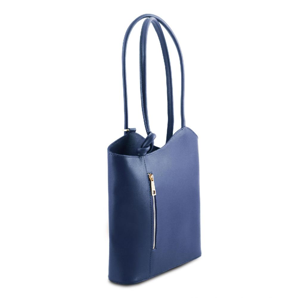 Tuscany Leather Borsa Donna Convertibile a Zaino in Pelle Saffiano Sconti questo mese