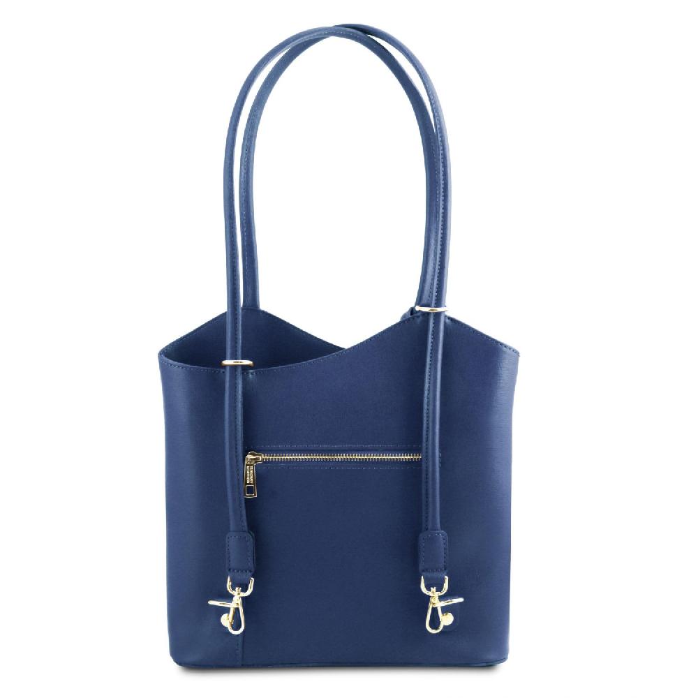 Tuscany Leather Borsa Donna Convertibile a Zaino in Pelle Saffiano Sconti questo mese