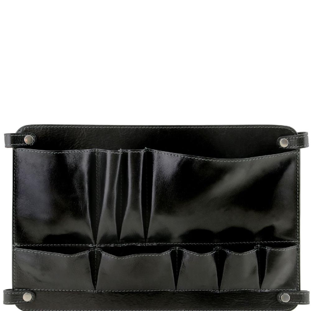 Tuscany Leather Modulo Multifunzione in Pelle con Tasche Italy