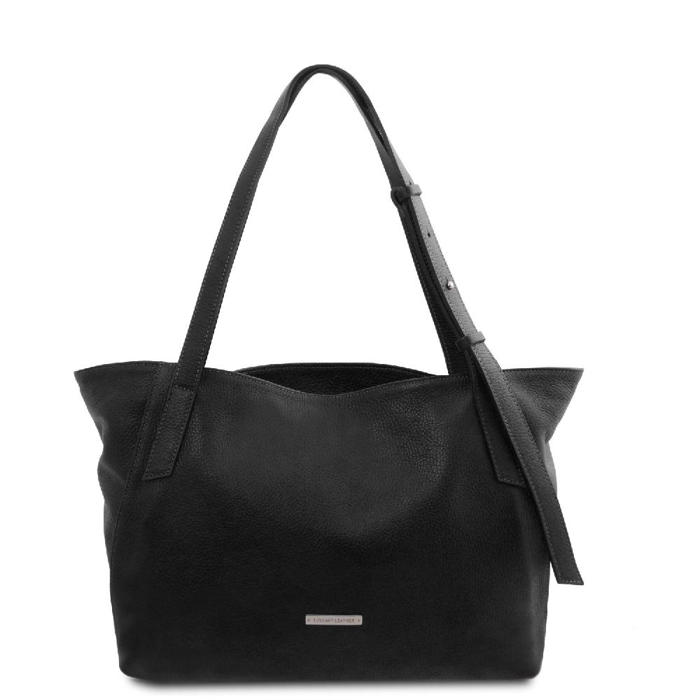 Tuscany Leather Borsa Shopping in Pelle Morbida Soddisfazione Garantita