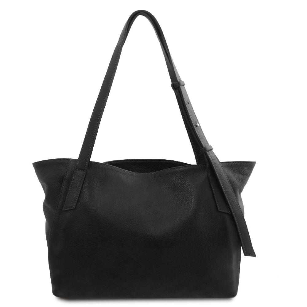 Tuscany Leather Borsa Shopping in Pelle Morbida Soddisfazione Garantita