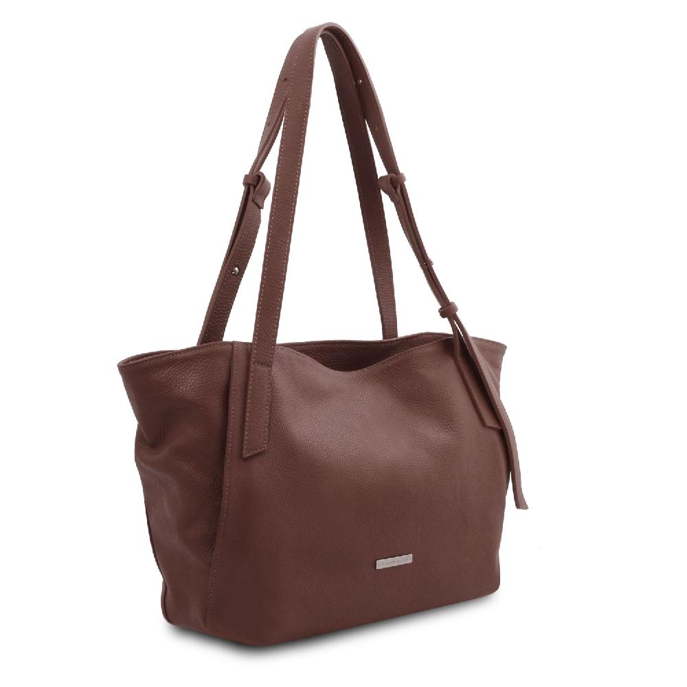 Tuscany Leather Borsa Shopping in Pelle Morbida Qualità Garantita