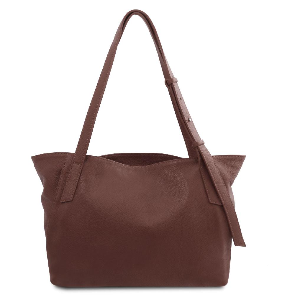 Tuscany Leather Borsa Shopping in Pelle Morbida Qualità Garantita