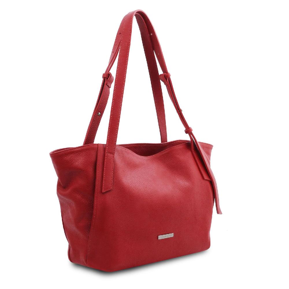 Tuscany Leather Borsa Shopping in Pelle Morbida Consegna Veloce