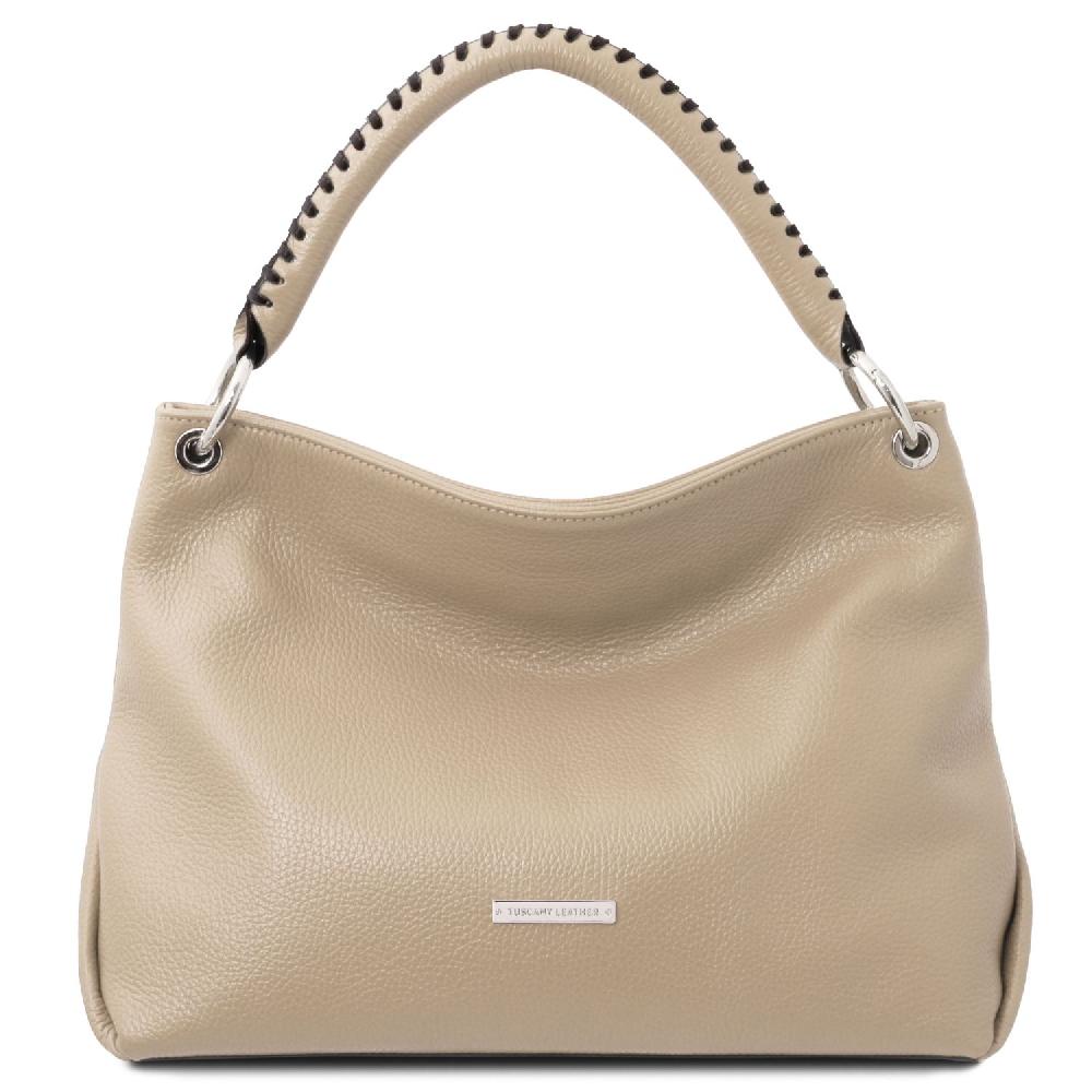 Tuscany Leather Borsa a Spalla in Pelle Morbida Sconto