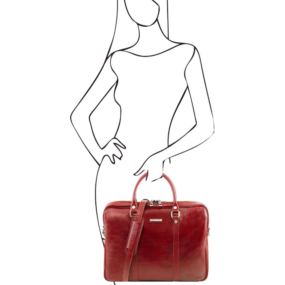 Tuscany Leather Borsa Porta Computer in Pelle In Vendita