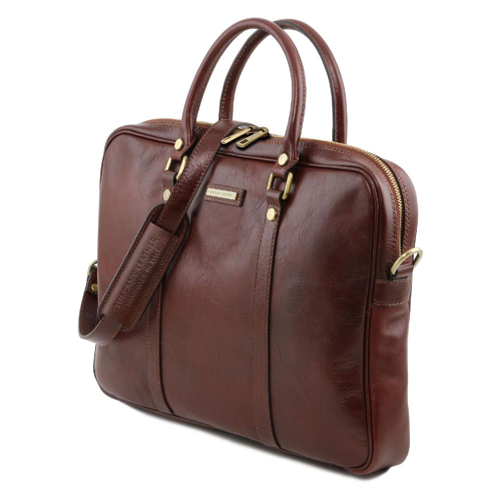 Tuscany Leather Borsa Porta Computer in Pelle In Vendita