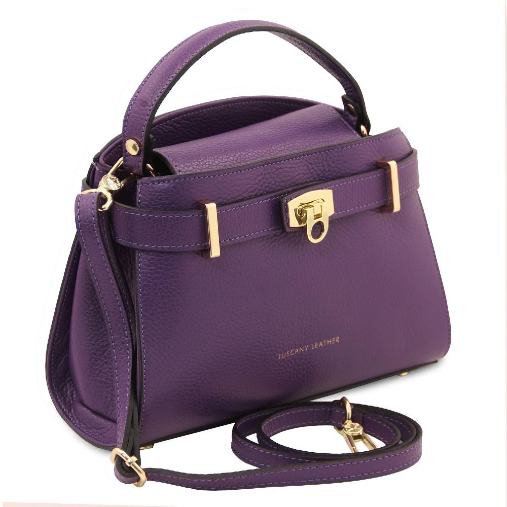 Tuscany Leather Borsa a Mano in Pelle Grande vendita