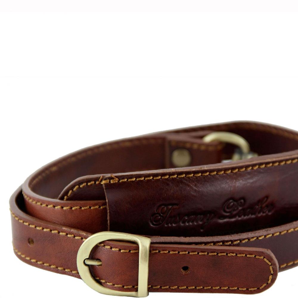 Tuscany Leather Tracolla in Pelle Regolabile per Cartelle Flash Sale