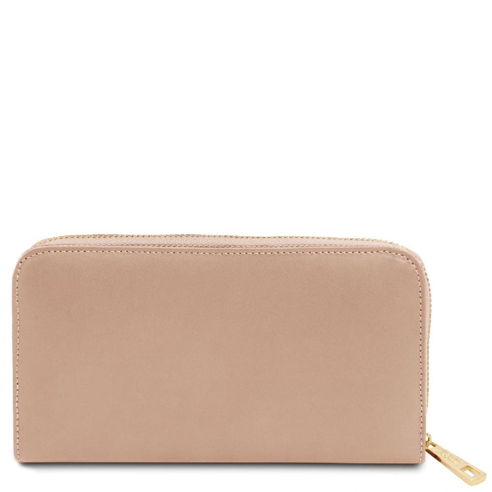 Tuscany Leather Esclusivo Portafogli in Pelle zip Around Fornitura limitata