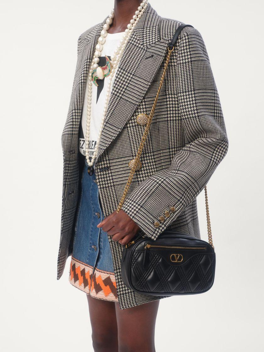 ﻿Valentino Handbags Borsa A Spalla Valentino Garavani Quiltie 67 In Nappa Trapuntata per Donna in Nero | Valentino IT Saldi Di Fabbrica