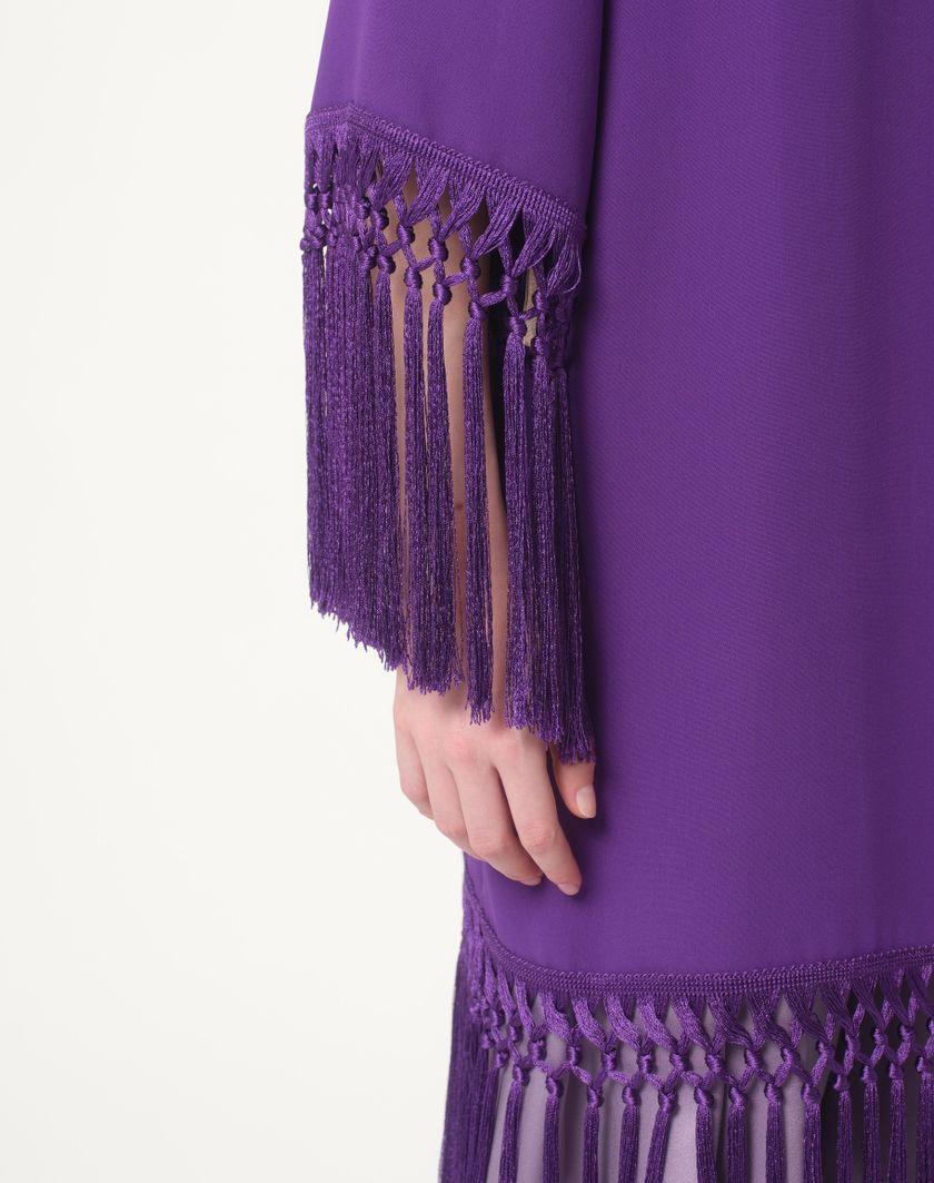Valentino Handbags Abito In Cady Couture per Donna in Violet | Valentino IT Negozi Online