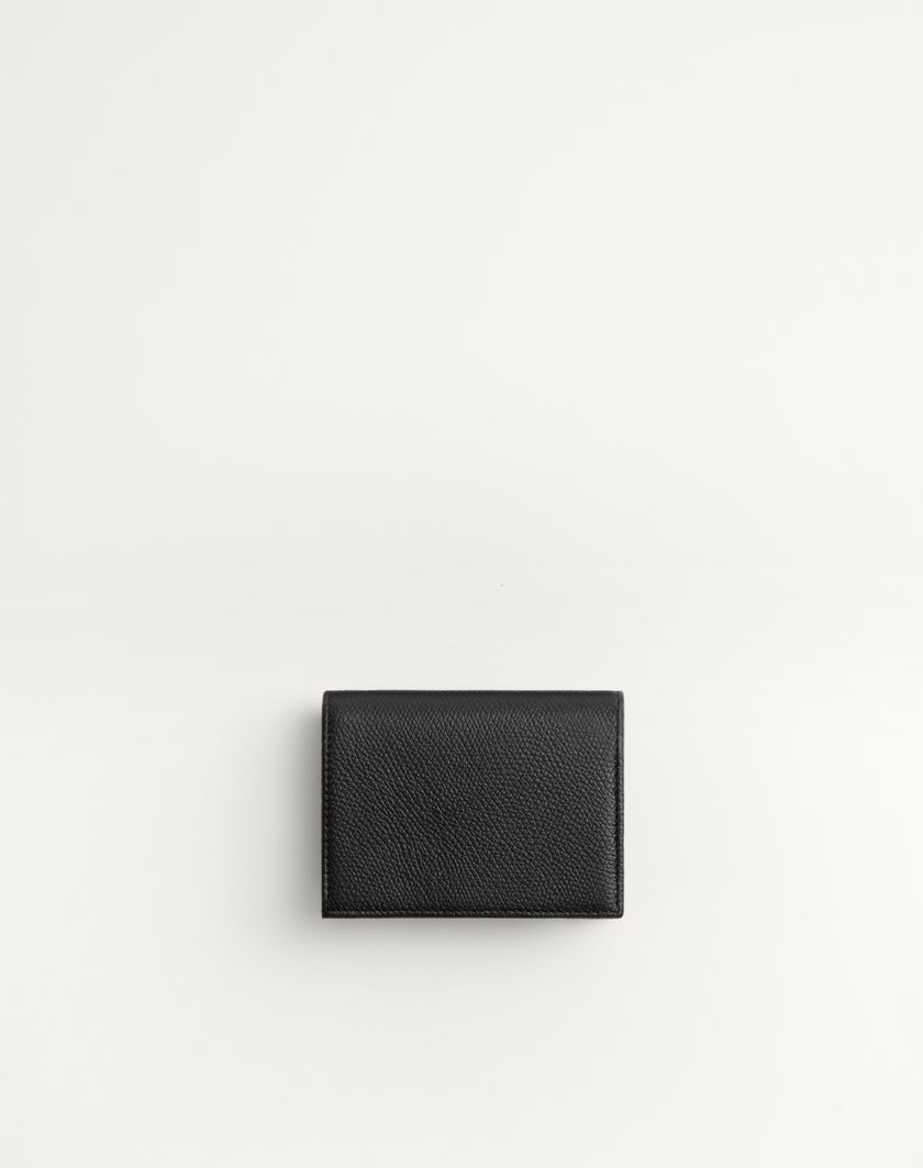 Valentino Handbags Portafoglio Vlogo Signature In Vitello Granato per Donna in Nero | Valentino IT Fino Al -60%