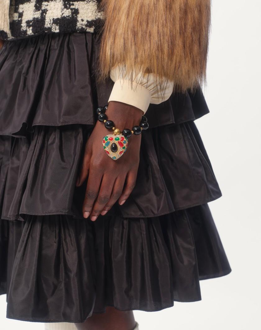 Valentino Handbags Bracciale Coeur Royal In Metallo Resina Smalto per Donna in Multicolor | Valentino IT Shopping Online