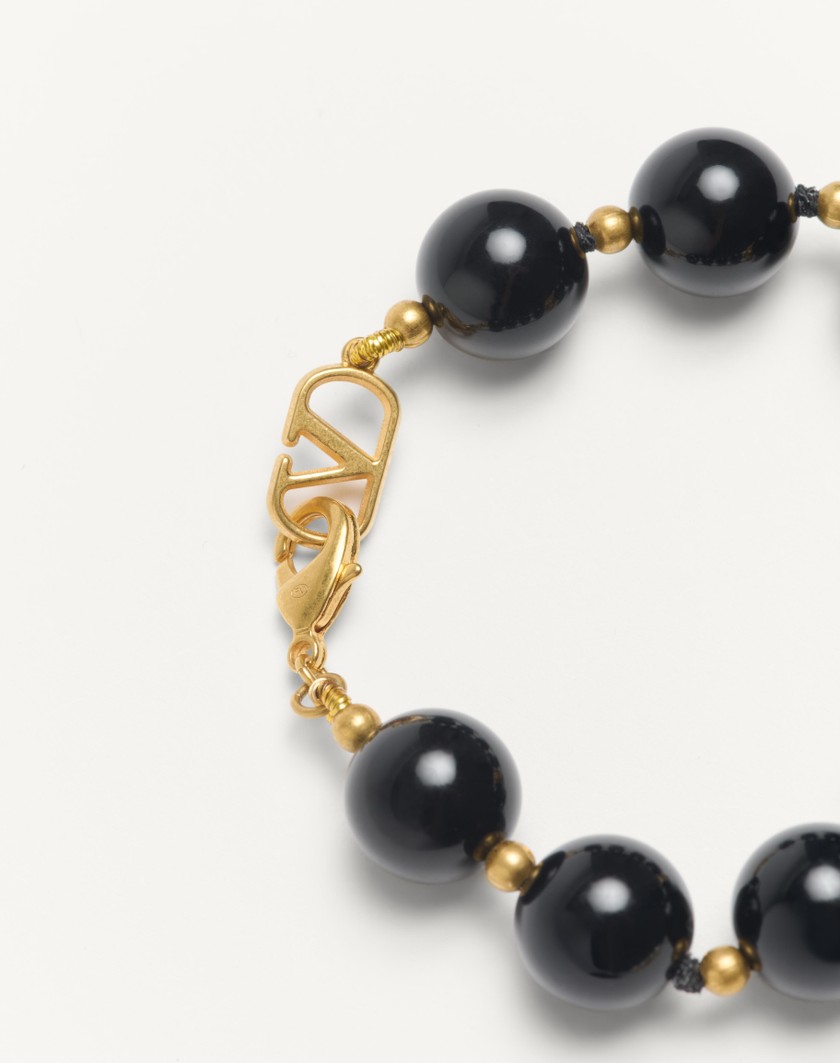 Valentino Handbags Bracciale Coeur Royal In Metallo Resina Smalto per Donna in Multicolor | Valentino IT Shopping Online