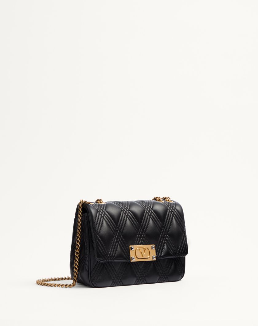 Valentino Handbags Borsa A Spalla Media Valentino Garavani Quiltie 67 In Nappa Trapuntata per Donna in Nero | Valentino IT Affare Del Giorno