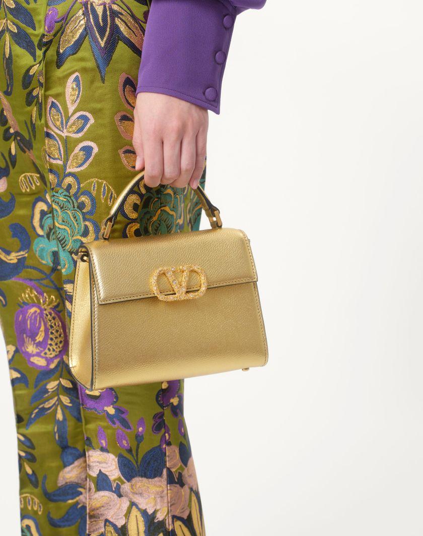 Valentino Handbags Camicia In Georgette per Donna in Violet | Valentino IT I Più Venduti