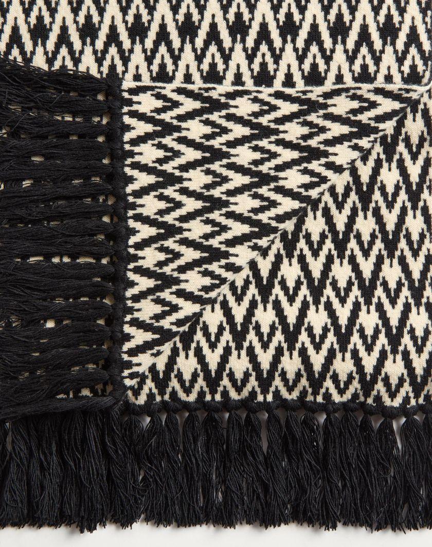 Valentino Handbags Sciarpa Knitted Toute La V In Lana per Uomo in Navy/crema | Valentino IT Nuova