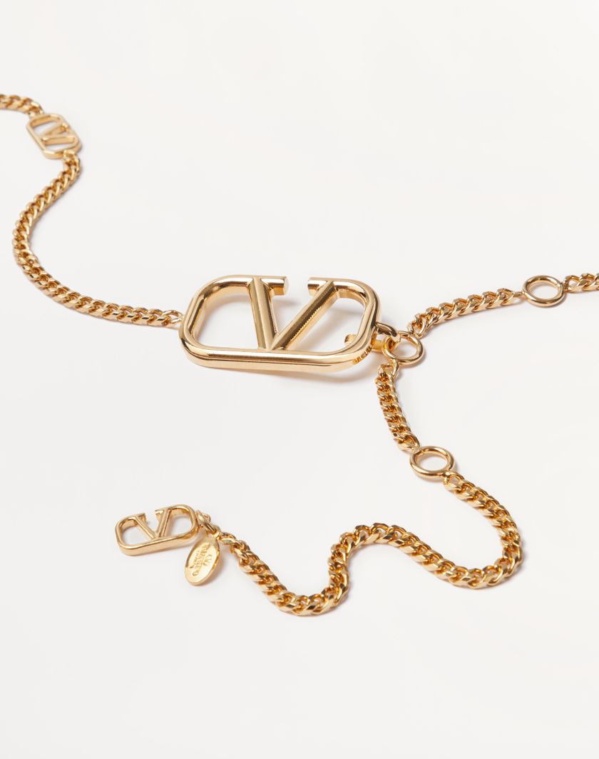 Valentino Handbags Cintura A Catena Vlogo Signature per Donna in Oro | Valentino IT Promozione