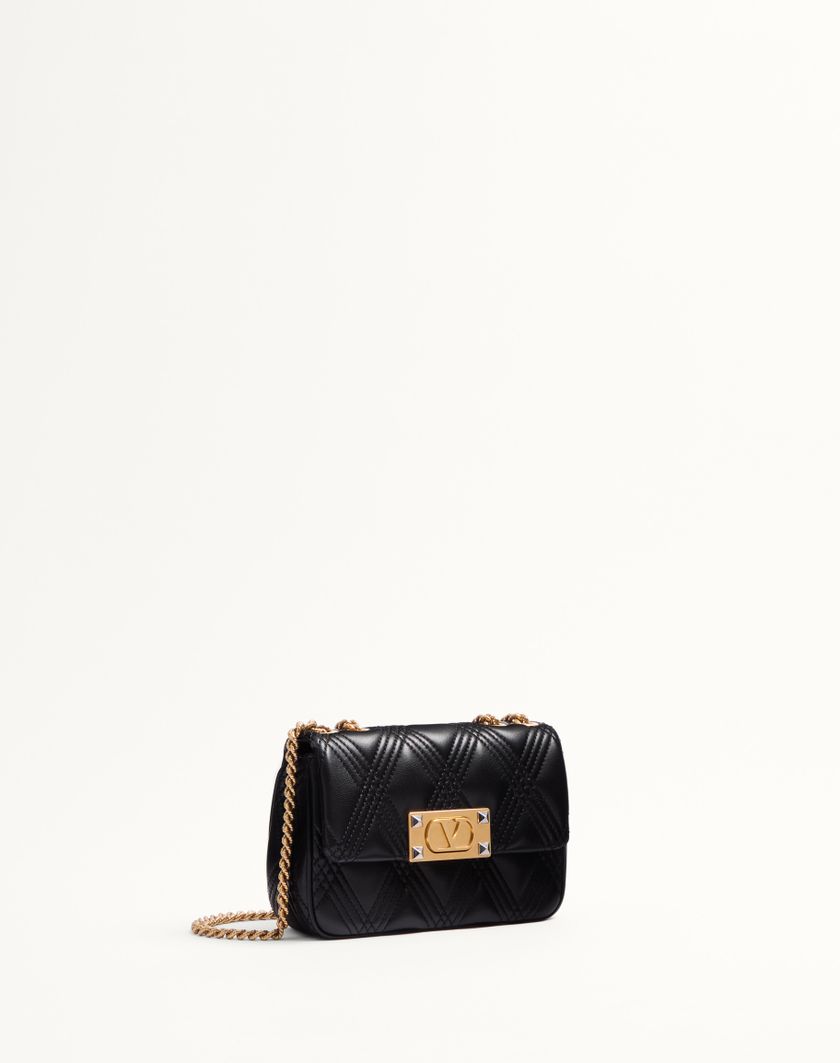 Valentino Handbags Borsa A Spalla Piccola Valentino Garavani Quiltie 67 In Nappa Trapuntata per Donna in Avorio | Valentino IT Soddisfazione Garantita