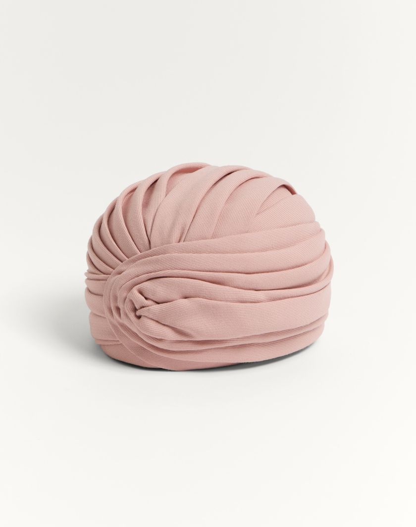 Valentino Handbags Turbante Rigido In Lana per Donna in Avorio/oro | Valentino IT Promozione Limitata