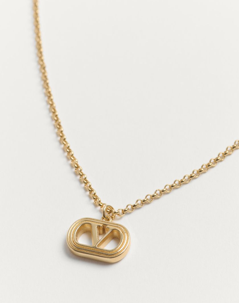 Valentino Handbags Collana Ovalette In Metallo per Donna in Oro | Valentino IT Prezzo Ridotto