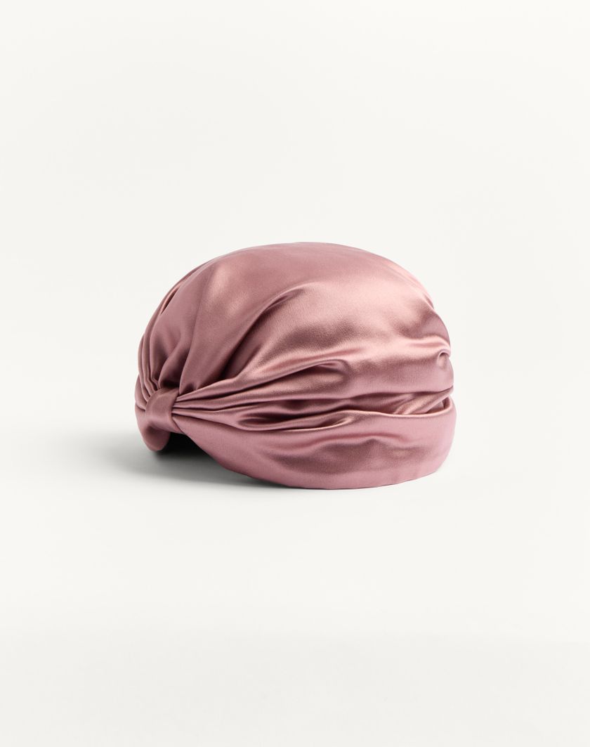 Valentino Handbags Turbante Foulard In Seta per Donna in Oro/rosa | Valentino IT Sconto