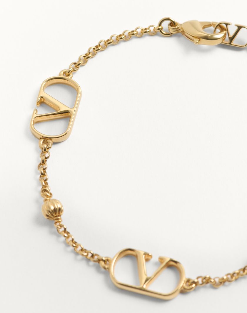 Valentino Handbags Bracciale Vlogo Signature In Metallo per Donna in Oro | Valentino IT Outlet