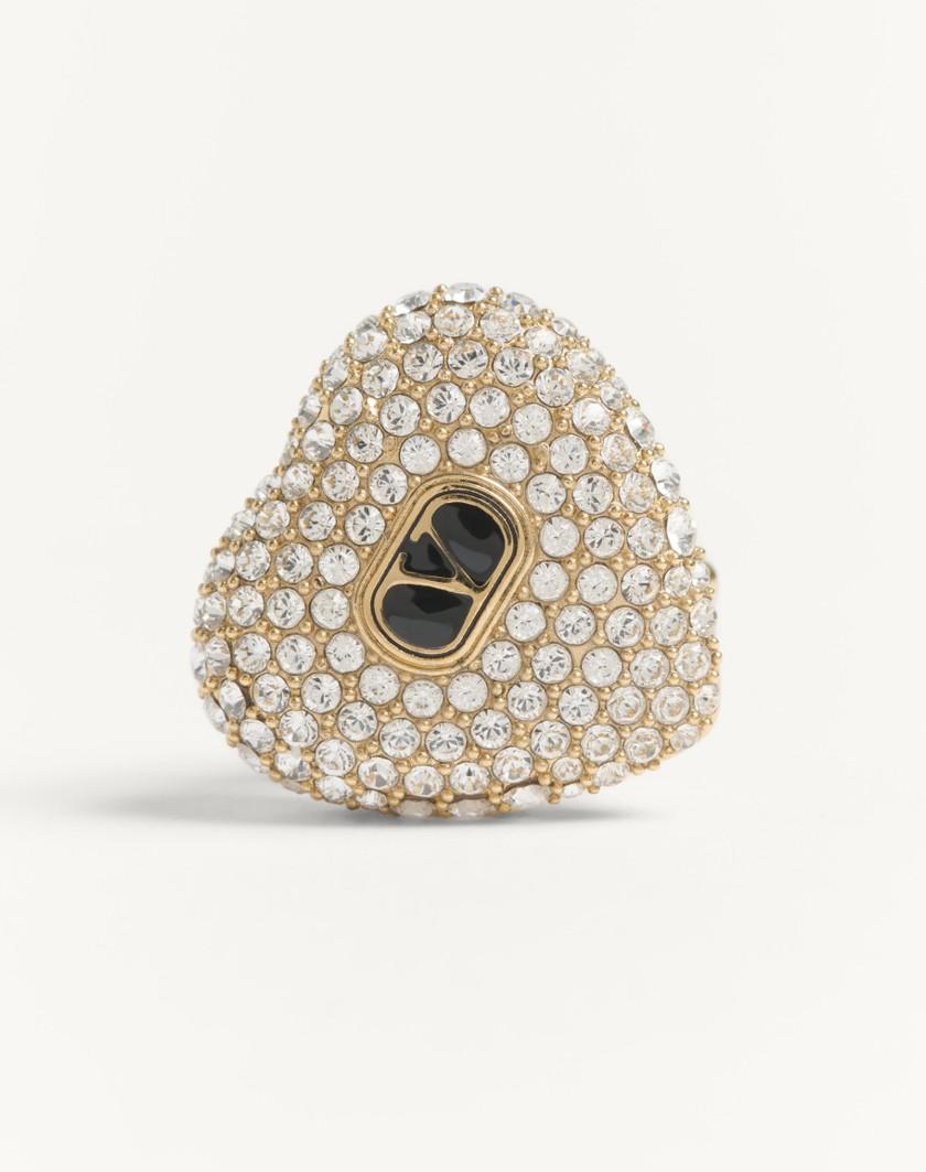 Valentino Handbags Orecchini Coeur Royal In Metallo Smalto E Cristalli Swarovski® per Donna in Multicolor | Valentino IT Offerte