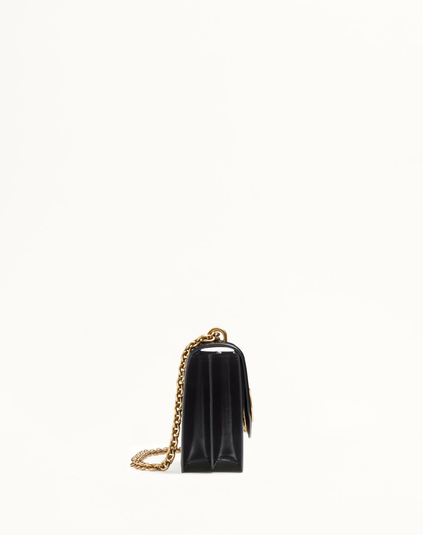 Valentino Handbags Borsa A Spalla Valentino Garavani Vain In Vitello Lucido per Donna in Nero | Valentino IT Saldi