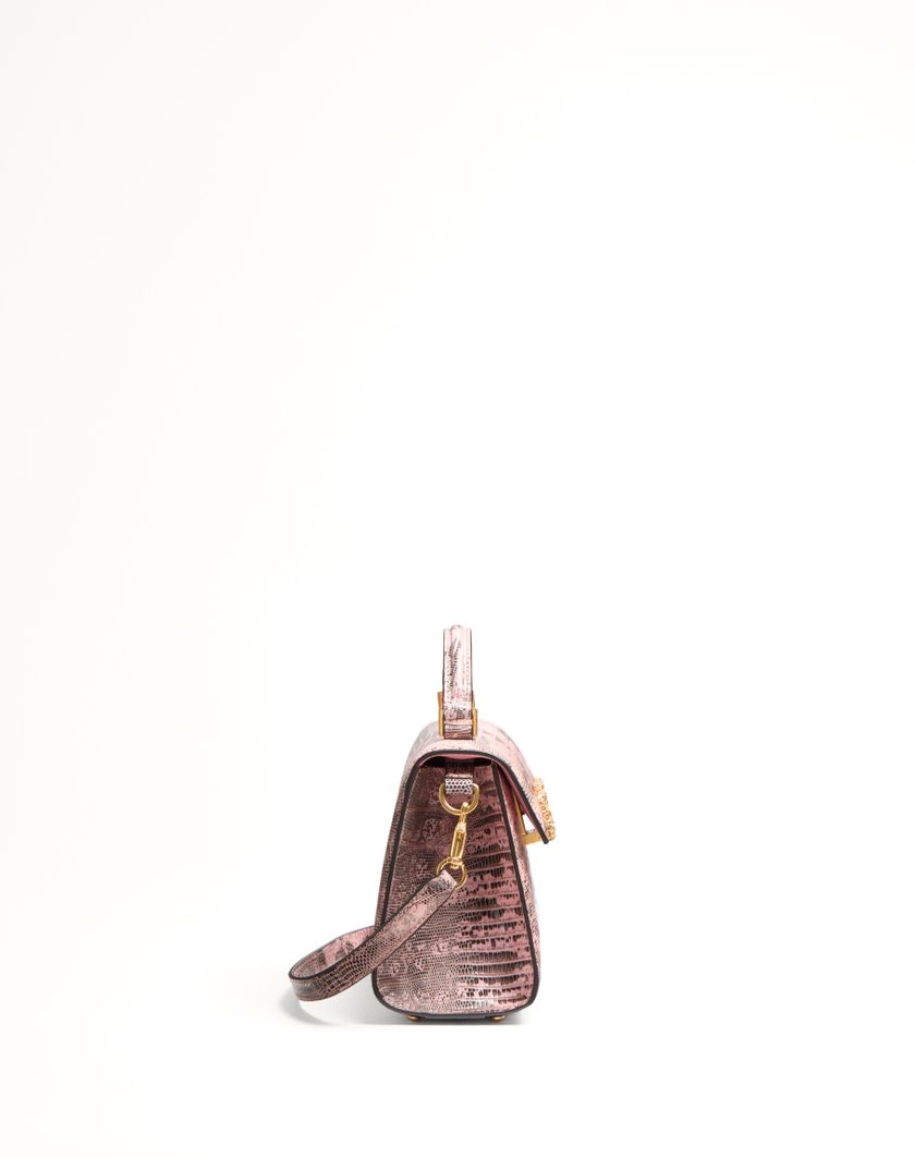 Valentino Handbags Borsa A Mano Mini Valentino Garavani Vsling In Tejus Con Logo Gioiello per Donna in Rosa | Valentino IT Acquista Ora
