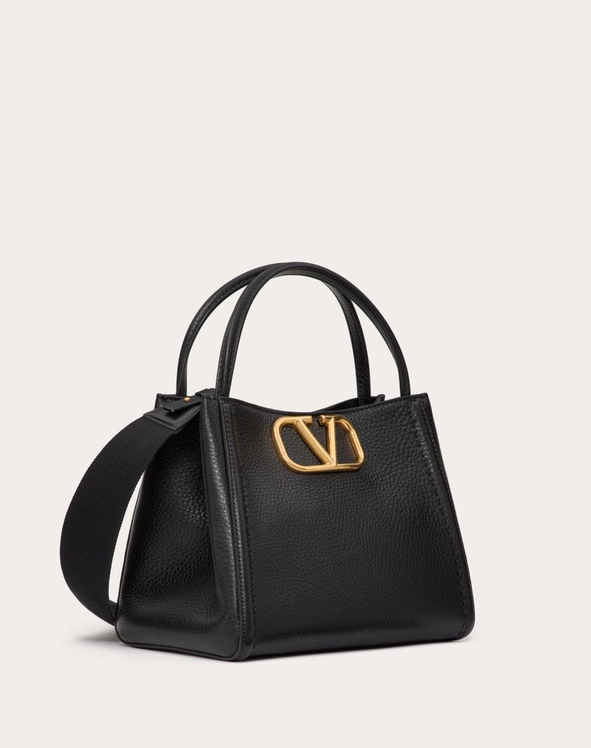 Valentino Handbags Borsa A Mano Media Valentino Garavani Alltime In Vitello Granato per Donna in Mandorla | Valentino IT Vendita Calda