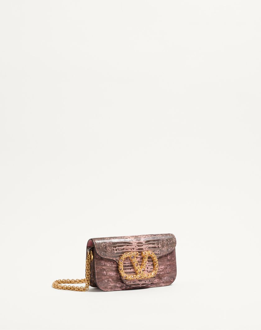Valentino Handbags Borsa Piccola A Spalla Valentino Garavani Locò In Tejus Con Logo Gioiello per Donna in Peach Rose/rosa Antico | Valentino IT Spedizione Gratuita