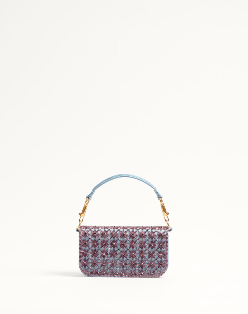 Valentino Handbags Borsa Piccola A Spalla Valentino Garavani Locò Ricamata Con Logo Gioiello per Donna in Emerald/rhododendron | Valentino IT Pezzi Unici