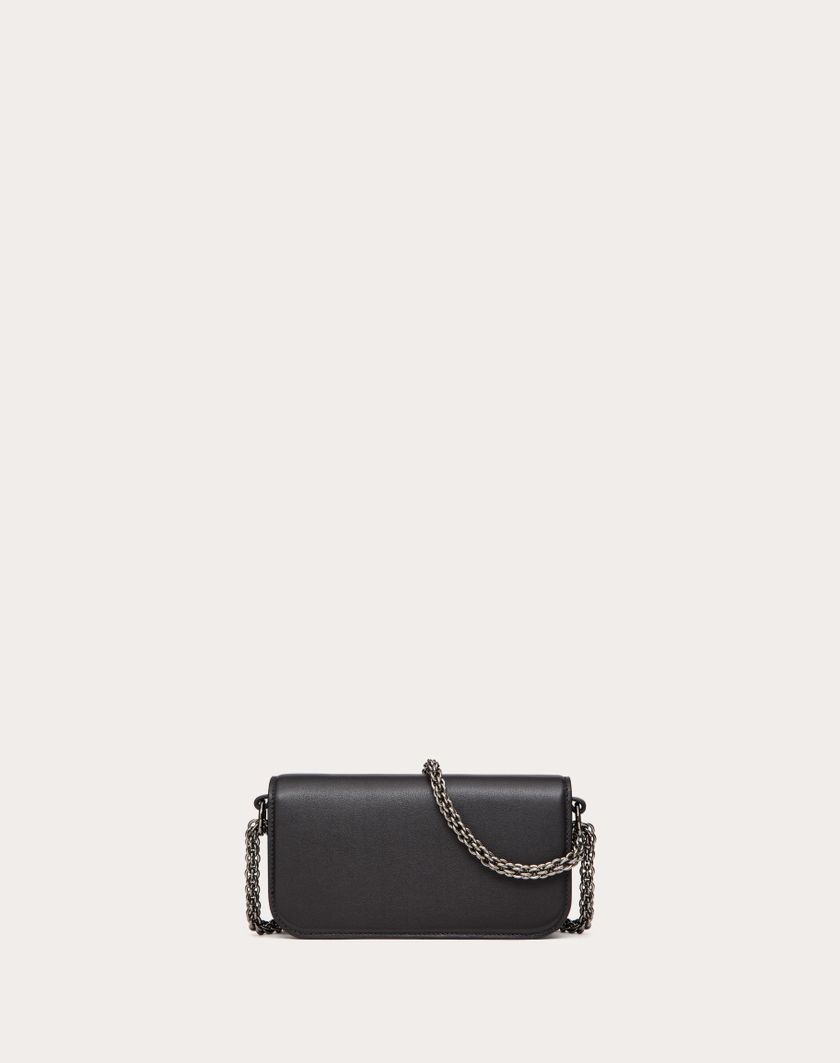 Valentino Handbags Borsa Piccola A Spalla Valentino Garavani Locò Con Logo Gioiello per Donna in Nero | Valentino IT Promozione Limitata