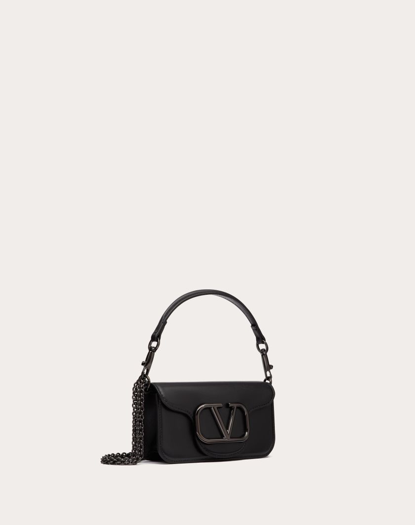Valentino Handbags Borsa Piccola A Spalla Valentino Garavani Locò In Vitello per Donna in Nero | Valentino IT In Vendita