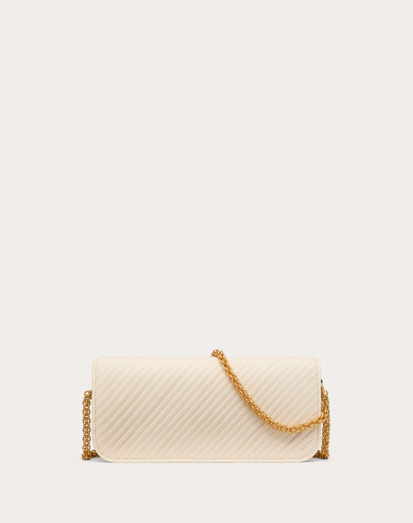 Valentino Handbags Borsa A Spalla Valentino Garavani Locò In Nappa Plissettata per Donna in Nero | Valentino IT Vendita Calda