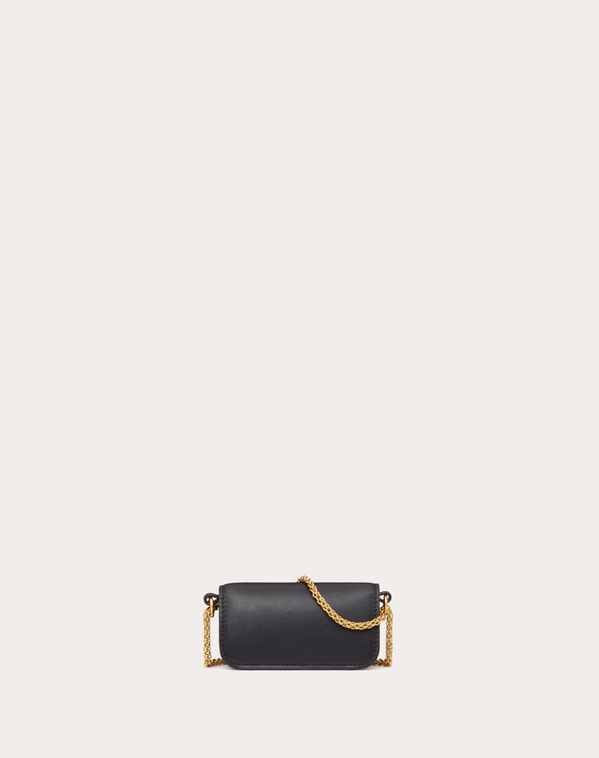 Valentino Handbags Borsa Micro Con Catena Valentino Garavani Locò In Vitello per Donna in Nero | Valentino IT Vendite Flash