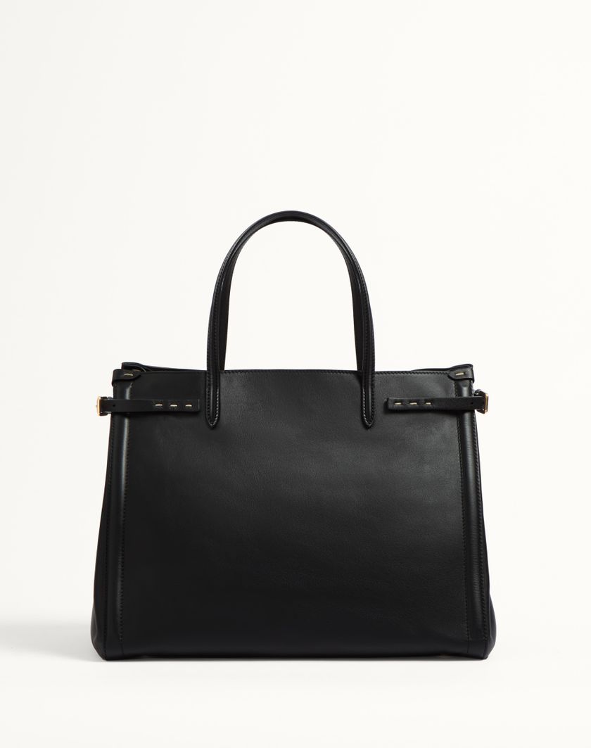 Valentino Handbags Borsa Shopping Media Valentino Garavani Antibes In Vitello per Donna in Nero | Valentino IT Qualità