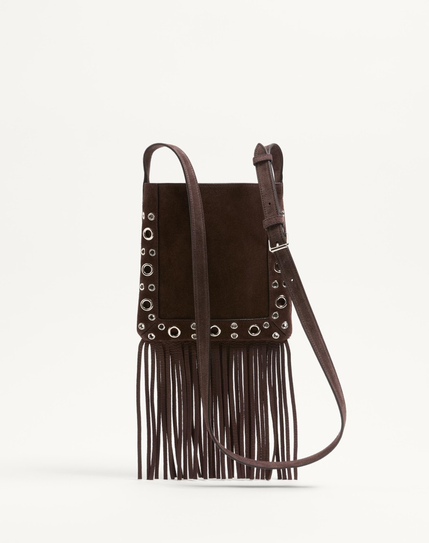 Valentino Handbags Borsa A Spalla per Donna in Testa Di Moro | Valentino IT Vendita Calda