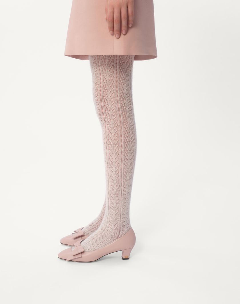 Valentino Handbags Abito Corto In Crepe Couture Ricamato per Donna in Rose Mist | Valentino IT Vendite Flash